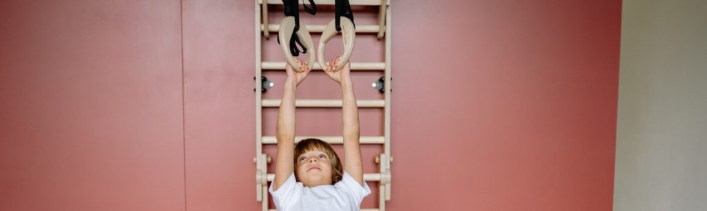 boy hanging from the gym equipment
Sensory Processing Challenges: Assessment and Treatment
